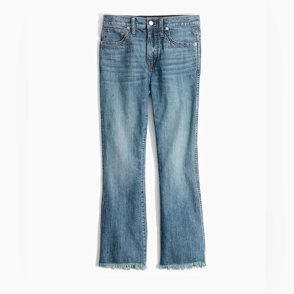 Madewell Cali Demi Boot Jeans - Eco Edition - Raw Hem - Picture 2 of 12